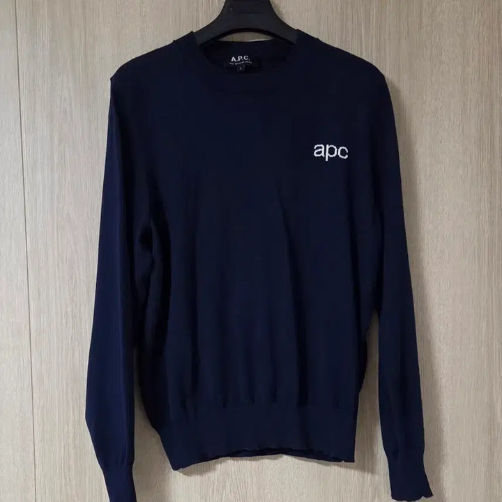 [BUNJANG] A.P.C. Logo Knit Sweater / 아페쎄 (A.P.C) 로고 니트