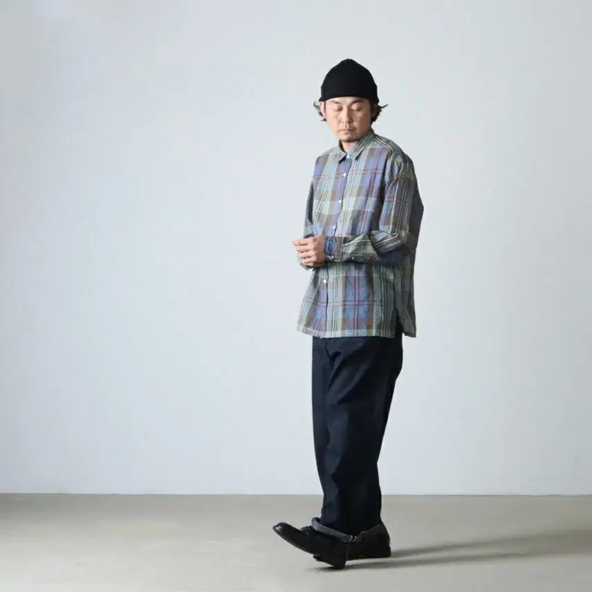 [BUNJANG] Captain Sunshine Regular Check Shirt / 캡틴선샤인 레귤러 체크 셔츠
