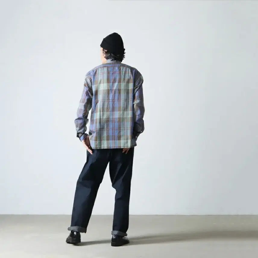 [BUNJANG] Captain Sunshine Regular Check Shirt / 캡틴선샤인 레귤러 체크 셔츠