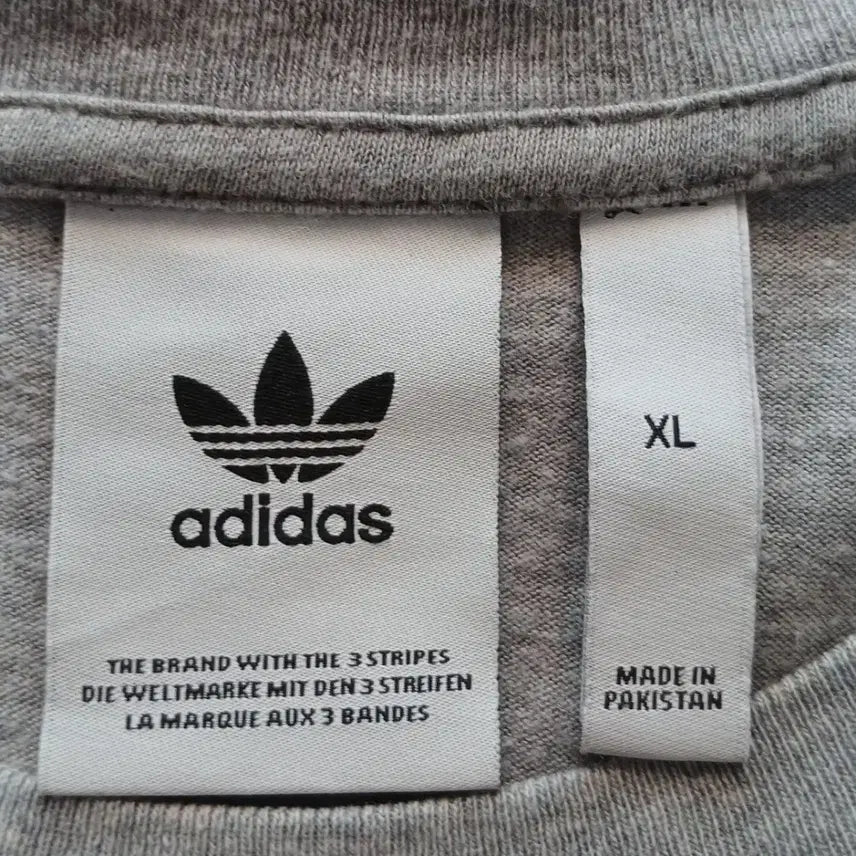 [BUNJANG] Adidas Gray Short Sleeve T-shirt / 아디다스 그레이 반팔 XL