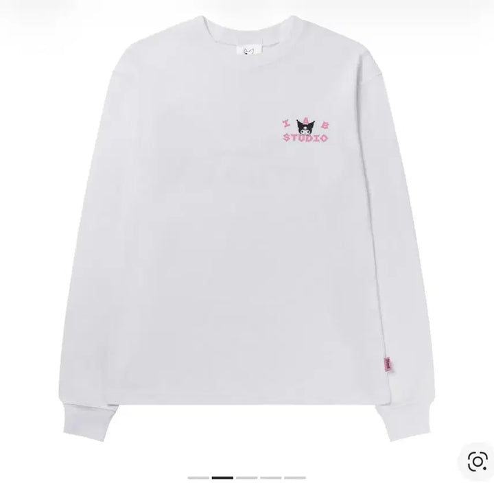 [BUNJANG] IAB STUDIO x Kuromi Long Sleeve White L / 아이앱 스튜디오 쿠로미 롱슬리브 화이트 L