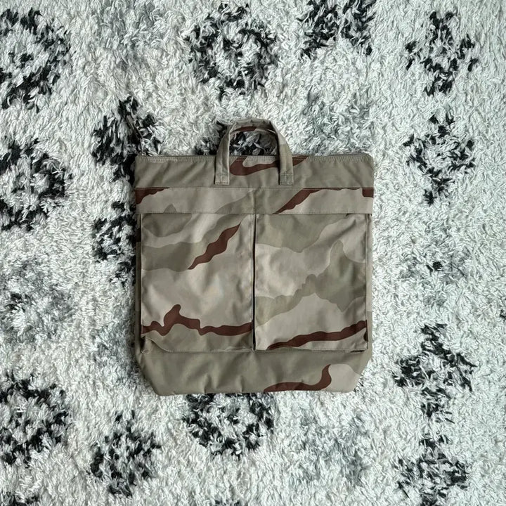 [BUNJANG] US Military Desert Three-Color DCU Camo Helmet Bag / 미군 사막삼색 DCU 카모 헬멧백
