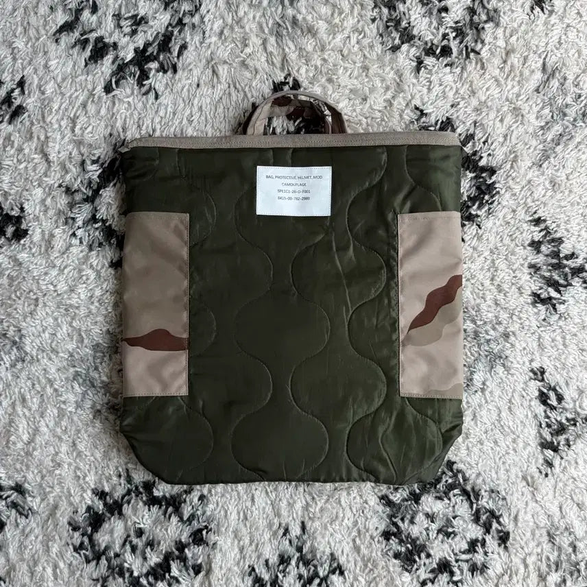[BUNJANG] US Military Desert Three-Color DCU Camo Helmet Bag / 미군 사막삼색 DCU 카모 헬멧백
