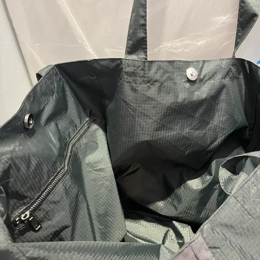 [BUNJANG] Paisley Pattern Gray Shoulder Tote Bag / 페이즐리 패턴 숄더 토트백 그레이