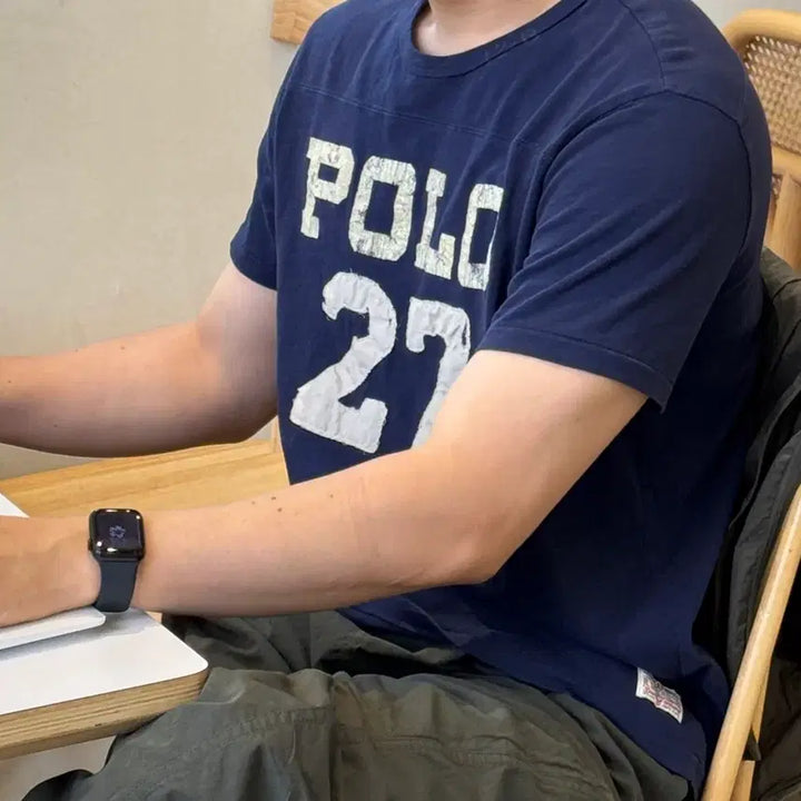 [BUNJANG] Polo Ralph Lauren Navy Short Sleeve T-Shirt / 폴로 랄프로렌 네이비 반팔 티셔츠