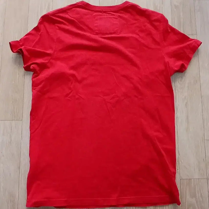 [BUNJANG] Abercrombie Vintage Red Muscle Fit T-shirt / 아베크롬비 빈티지 레드 반팔 머슬핏