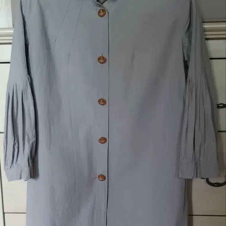 [BUNJANG] RED Label Gray Shirt Dress / RED Label 셔츠 원피스 그레이