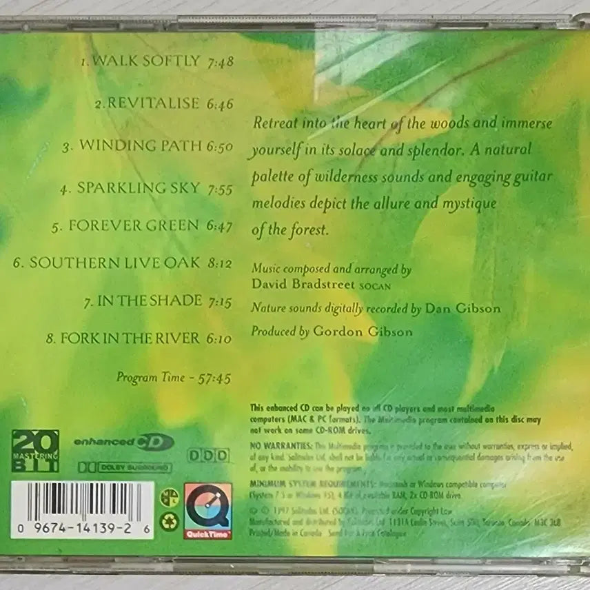 [BUNJANG] Dan Gibson Whispering Woods Guitar for Relaxation CD / [CD] 댄 깁슨 <Whispering Woods>
