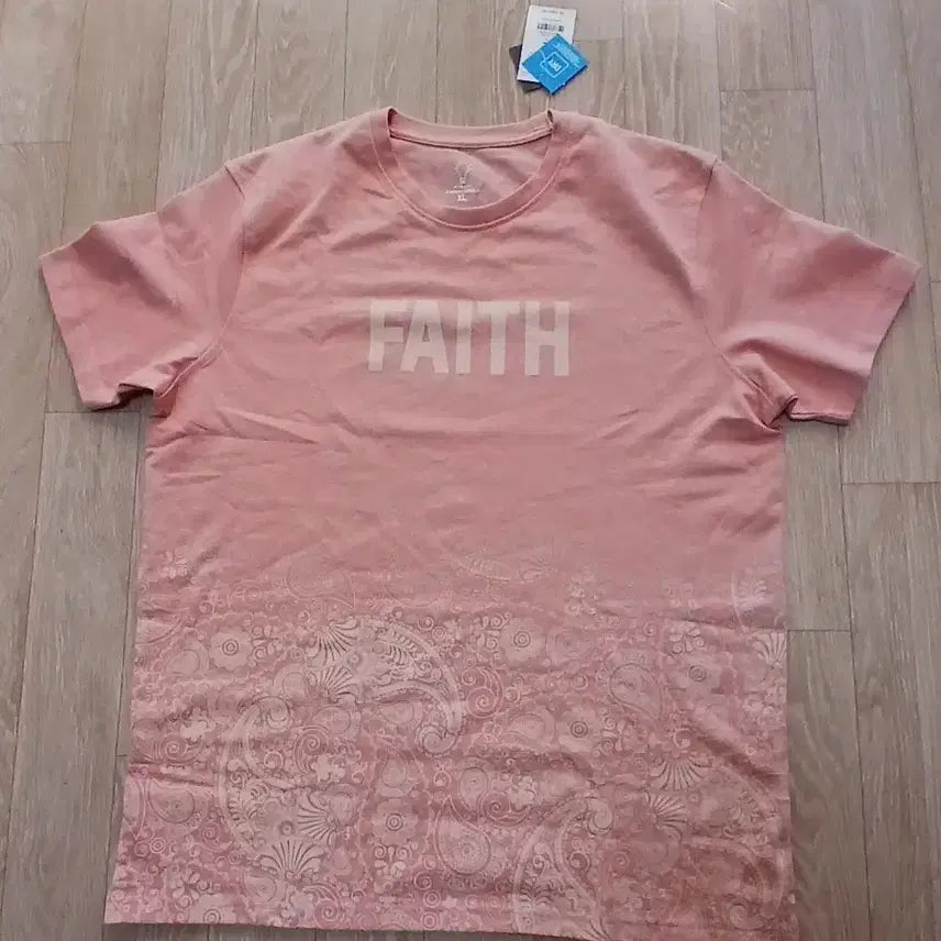 [BUNJANG] Uniqlo Pink Short Sleeve T-Shirt XL / (새제품) 유니클로 핑크 반팔 XL