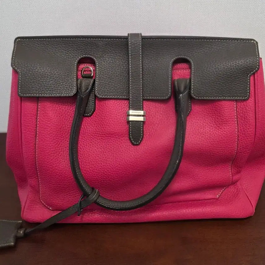 [BUNJANG] Bruno Magli Big Shoulder Bag / 브루노말리 빅백