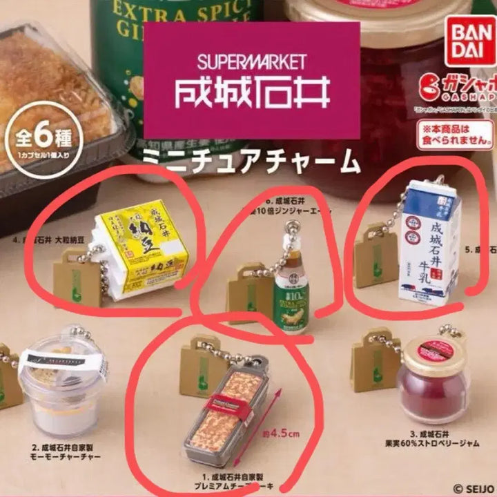 [BUNJANG] Sealed Japanese Food Miniature Gacha Collection / 미개봉) 일본 식료품 가챠