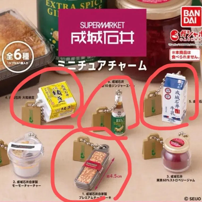 [BUNJANG] Sealed Japanese Food Miniature Gacha Collection / 미개봉) 일본 식료품 가챠