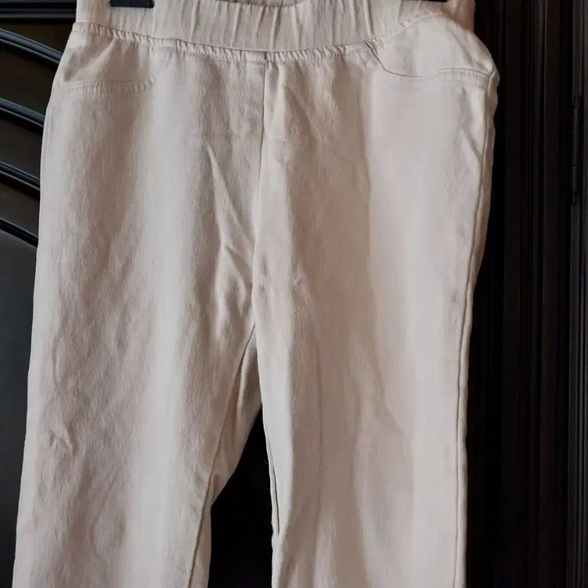 [BUNJANG] Beige Elastic Waistband Women&