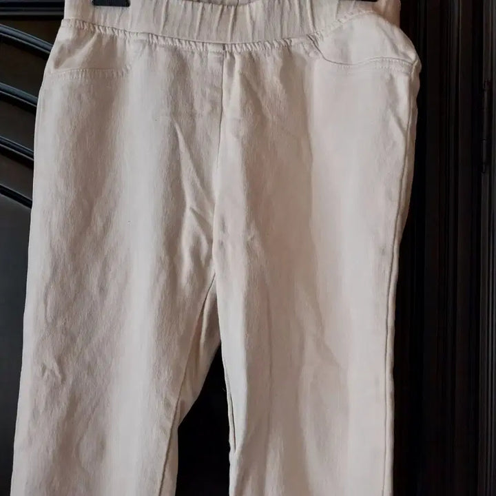 [BUNJANG] Beige Elastic Waistband Women&