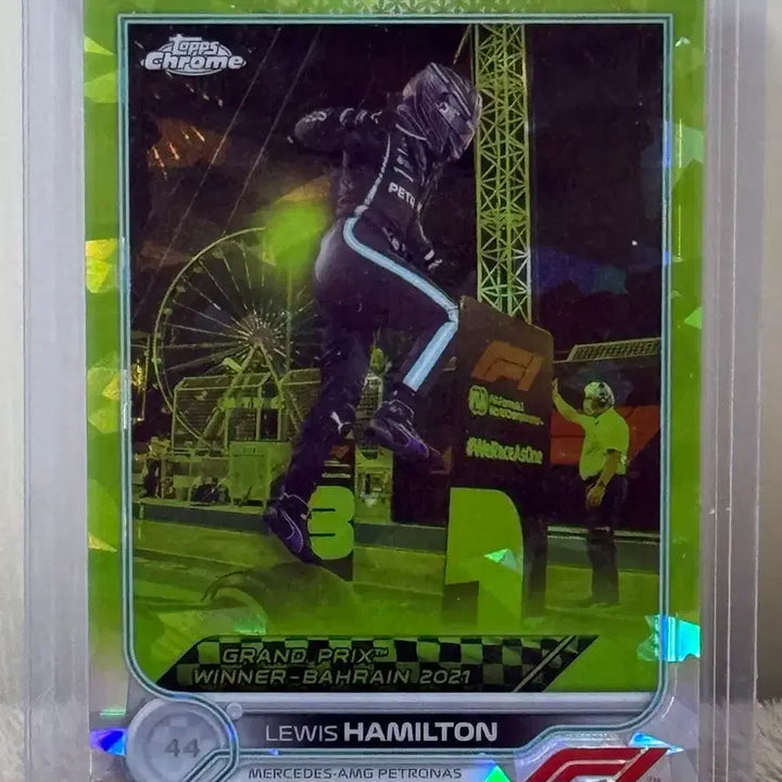 [BUNJANG] Top Chrome F1 Lewis Hamilton Sapphire Limited Edition Set (3 Cards) / 탑스크롬 F1 루이스 해밀턴 사파이어 한정 3장 일괄 판매