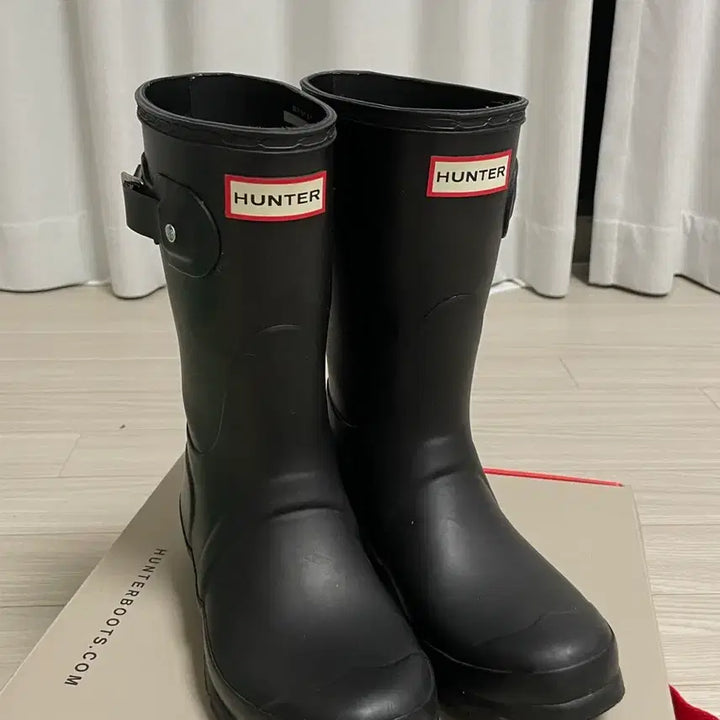 [SOLD OUT] [220] 헌터 오리지널 쇼트 레인 부츠 블랙