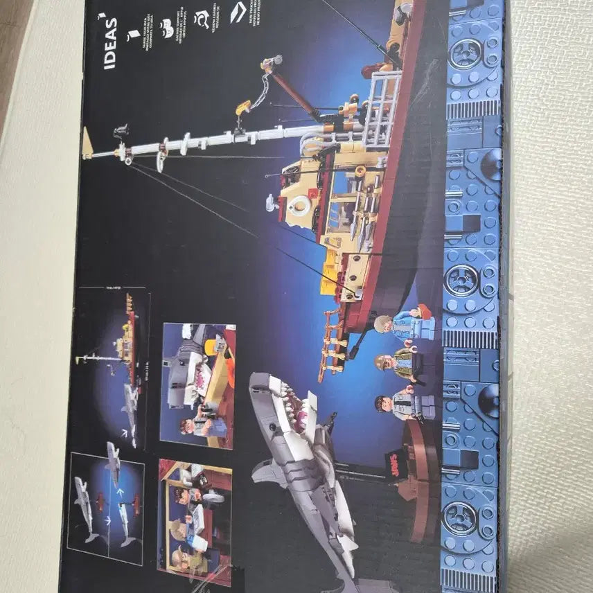 [SOLD OUT] (레고) 아이디어 21350 죠스상어 중국호환블럭 풀박스(전용led x)