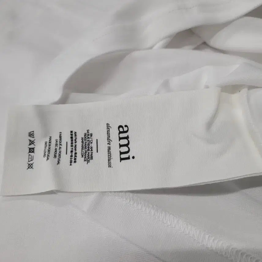 [SOLD OUT] 아미 반팔티 화이트/네이비 S