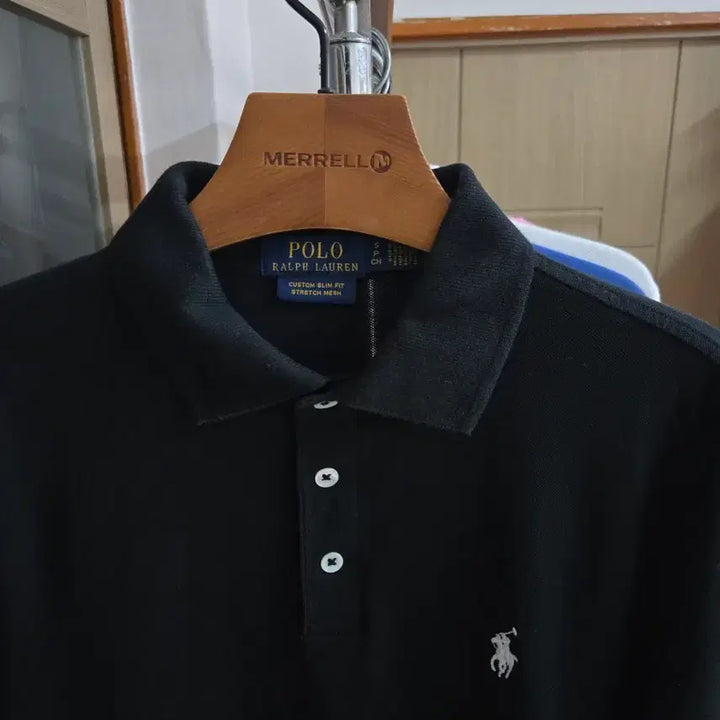 [BUNJANG] Polo Ralph Lauren Custom Slim Fit Polo Shirt / 남성S 폴로 랄프로렌 신형 커스텀 슬림핏 카라 반팔티