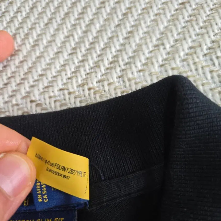 [BUNJANG] Polo Ralph Lauren Custom Slim Fit Polo Shirt / 남성S 폴로 랄프로렌 신형 커스텀 슬림핏 카라 반팔티