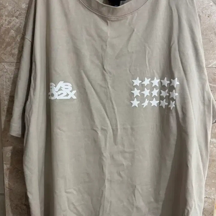[BUNJANG] H&amp;M Beige Loose Fit Short Sleeve T-Shirt XL / 새상품) H&amp;M 베이지 루즈핏 반팔티 XL
