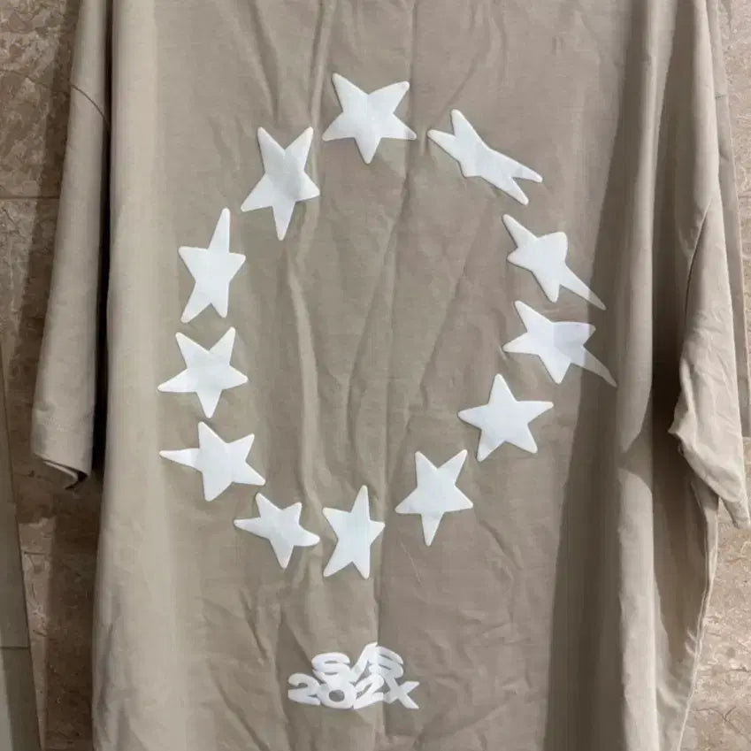 [BUNJANG] H&amp;M Beige Loose Fit Short Sleeve T-Shirt XL / 새상품) H&amp;M 베이지 루즈핏 반팔티 XL