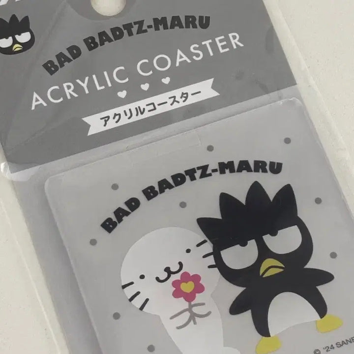 [BUNJANG] Sanrio Badtz-Maru Acrylic Coaster / 미개봉 산리오 배드마츠마루 아크릴 코스터