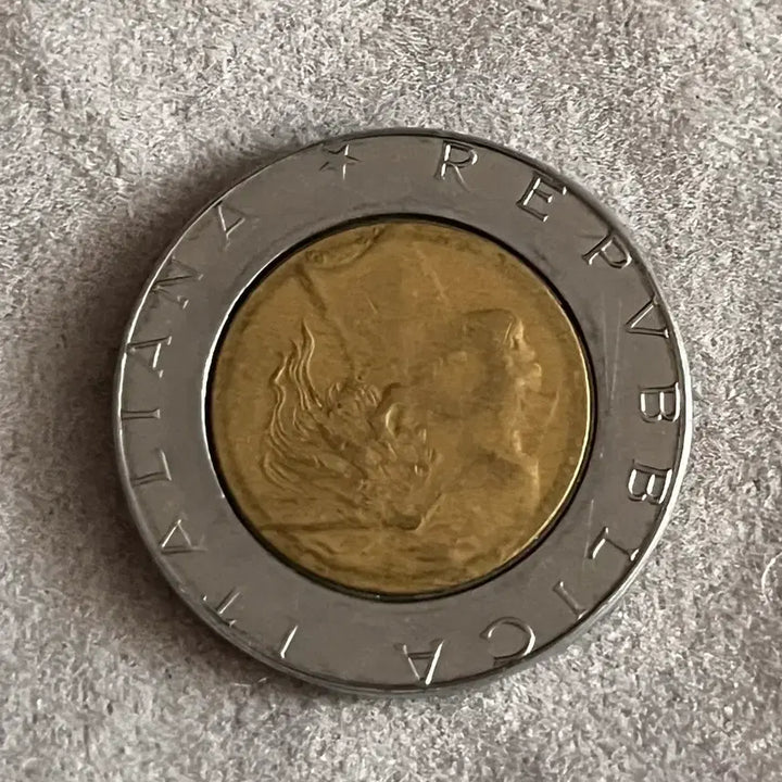 [BUNJANG] Italian 500 Lire Coin (1991) / 1991년 이탈리아 500리라 주화