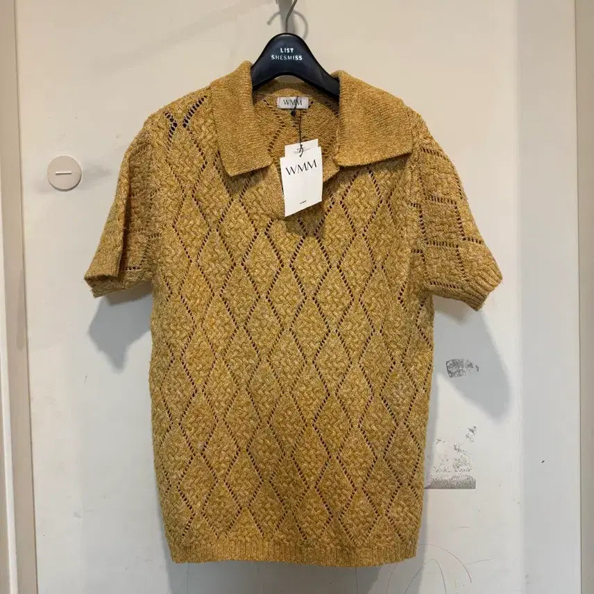[BUNJANG] WMM Short Sleeve Knit T-shirt / 새상품 으므므 wmm 반팔니트