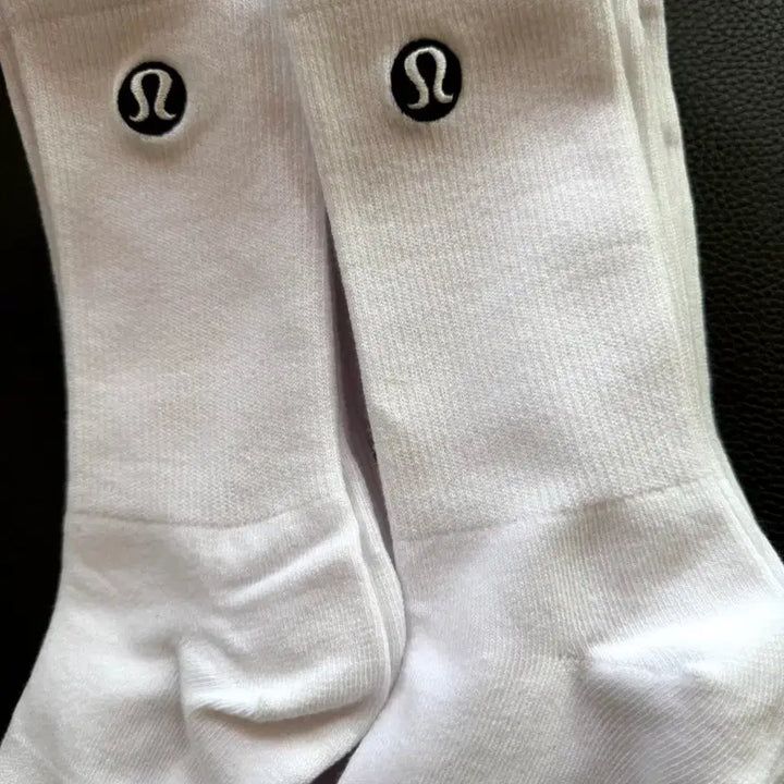 [BUNJANG] Lululemon Everyday Socks White 10-Pair Set / 룰루레몬 에브리데이 양말 화이트 10켤레세트