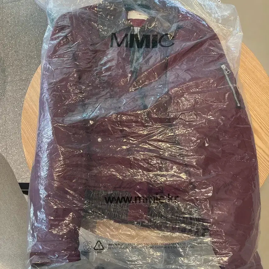 [BUNJANG] MMIC Roadster Jacket Wine / MMIC 로드스터 자켓 와인 새상품 급처