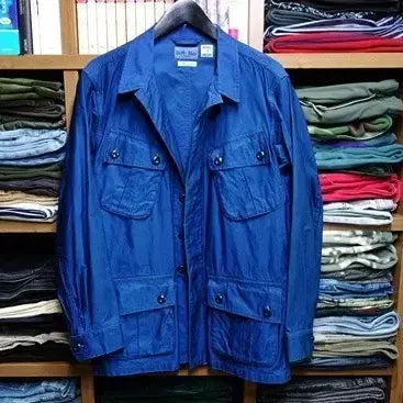 [BUNJANG] Blue Blue Japan BDU Jacket Indigo Dyed / Blue Blue Japan 블루블루재팬 BDU 자켓 인디고다이드 100