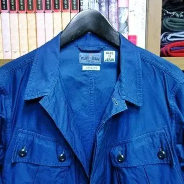 [BUNJANG] Blue Blue Japan BDU Jacket Indigo Dyed / Blue Blue Japan 블루블루재팬 BDU 자켓 인디고다이드 100