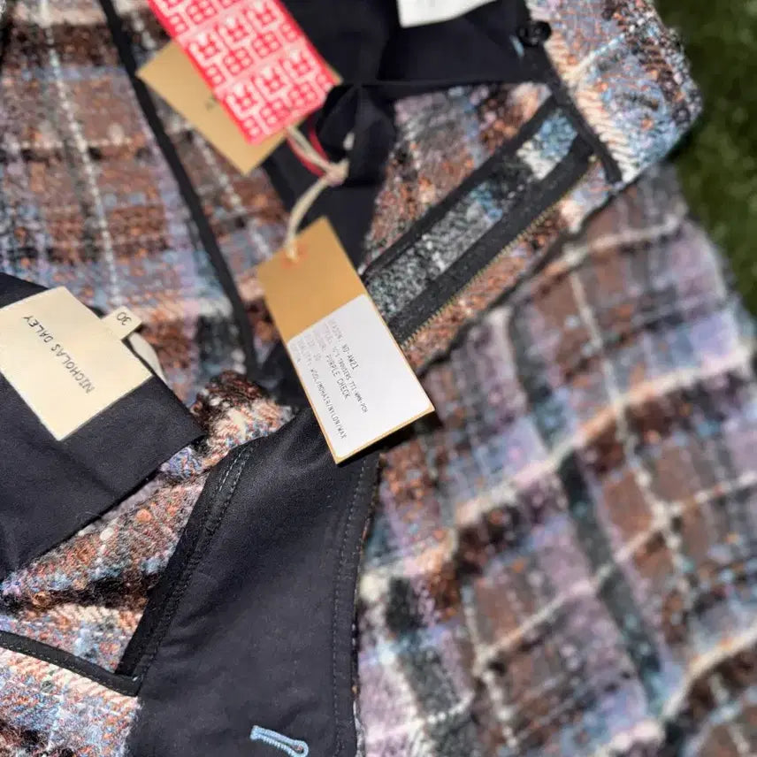 [BUNJANG] NICHOLAS DALEY 70s Check Trousers / [30] NICHOLAS DALEY 니콜라스 데일리 70s 체크 트라우저