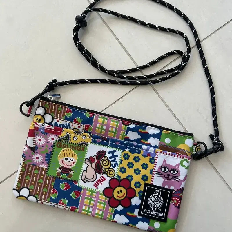 [BUNJANG] Hysteric Glamour Hysteric Mini Square Bag / HYSTERIC GLAMOUR 히스테릭 글래머 히스테릭 미니 스퀘어 백