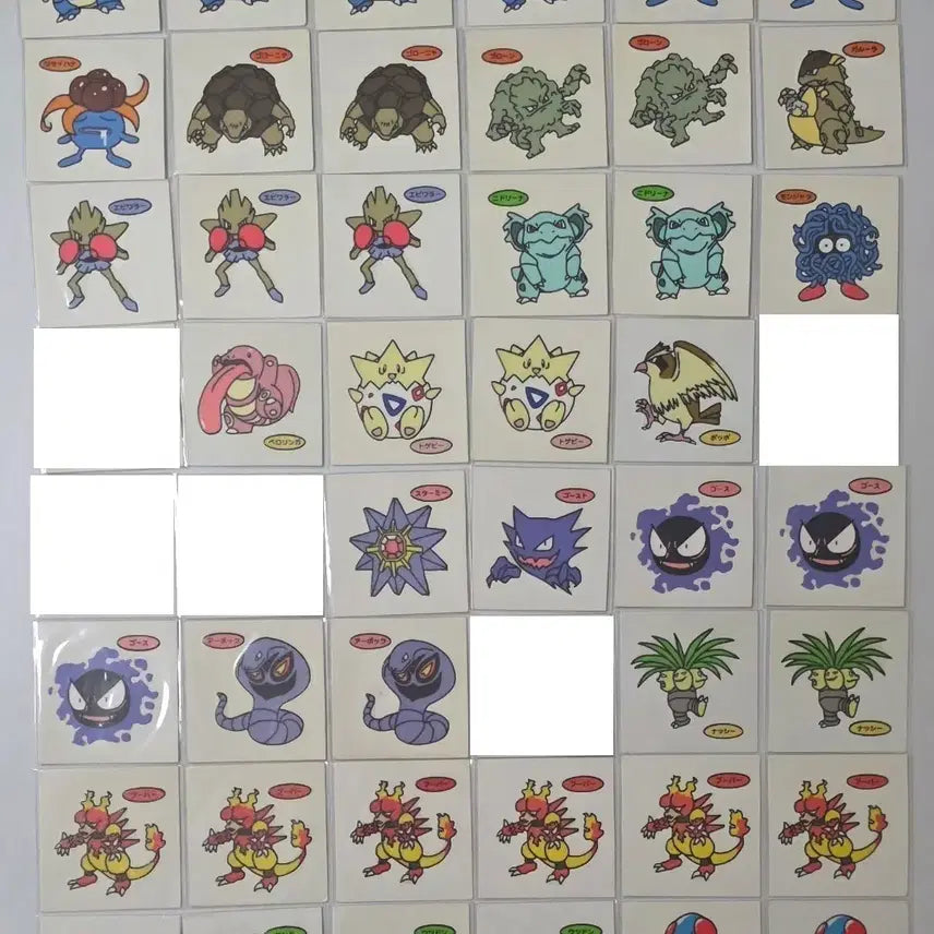 [BUNJANG] Pokemon Sticker Collection (Sealed), Version 1-33 / <1~33탄구버전>포켓몬 띠부씰 일본씰 포켓몬 띠부씰 일판씰