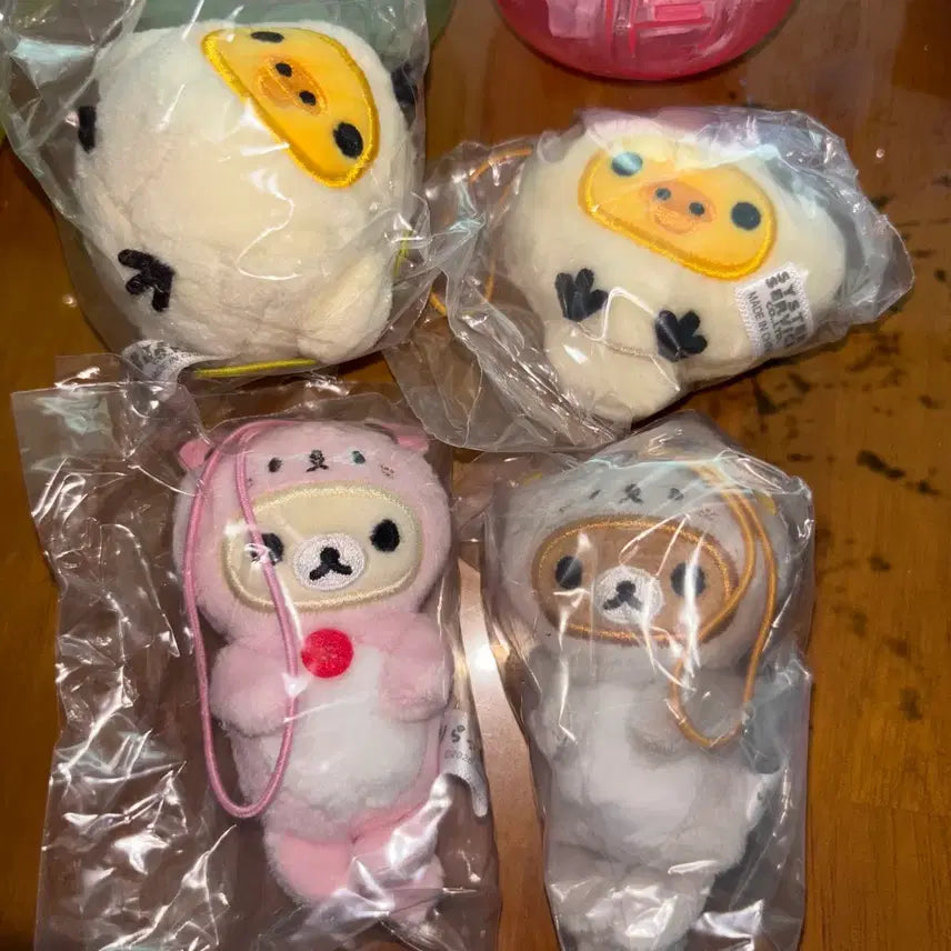 [SOLD OUT] (미개봉) 해달 카푸구루미 리락쿠마 코리락쿠마 키이 4종 일괄 세트