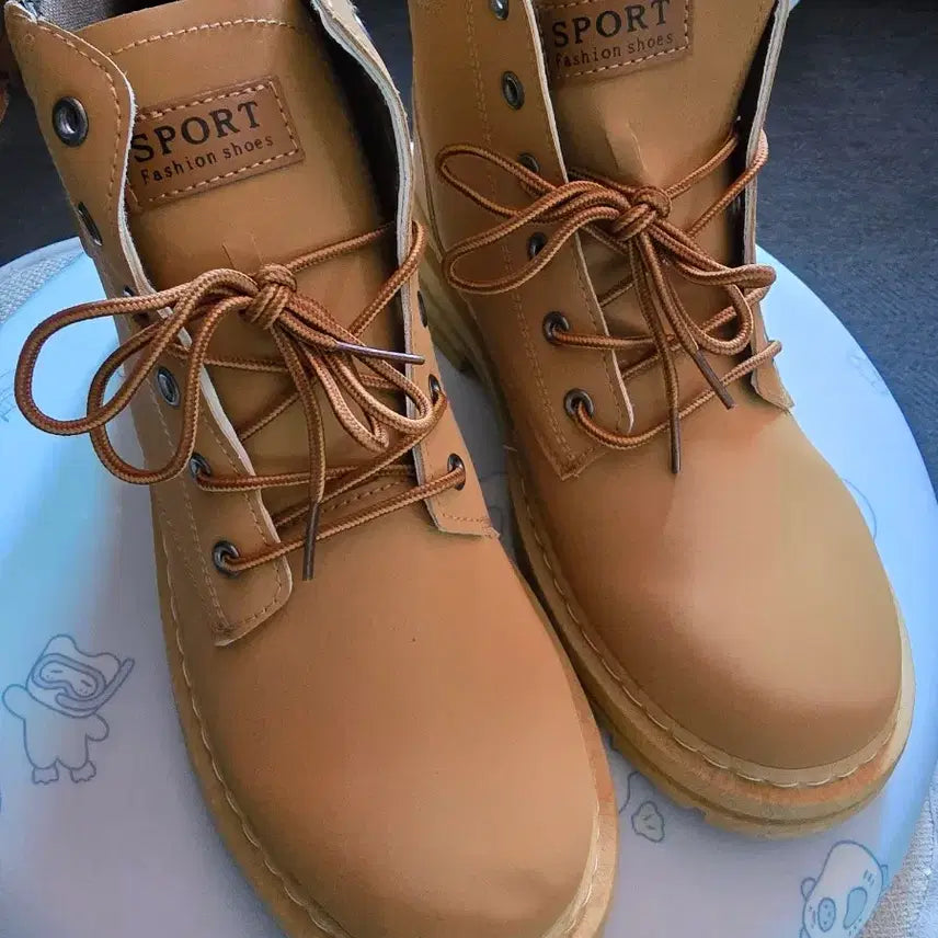 [BUNJANG] Fashion Walker Boots Bundle Set / 스포츠 패션 워커 부츠 브라운/블랙 [일괄] [새상품]
