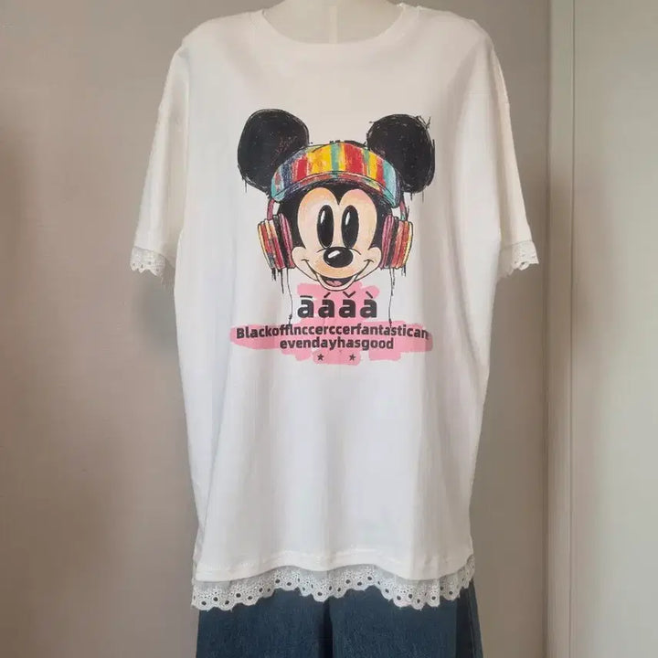 [BUNJANG] Mickey Mouse Oversized Short Sleeve T-Shirt / 미키마우스 반팔티 오버핏