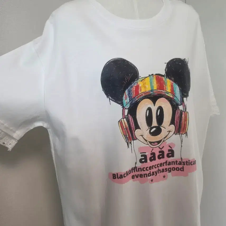 [BUNJANG] Mickey Mouse Oversized Short Sleeve T-Shirt / 미키마우스 반팔티 오버핏
