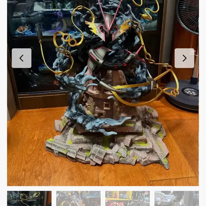 [BUNJANG] ZR Studio Shiny Mega Rayquaza 1/10 Scale Resin Figure (Sealed) / (미개봉)메가 레쿠쟈 이로치 1/10스케일 레진 피규어