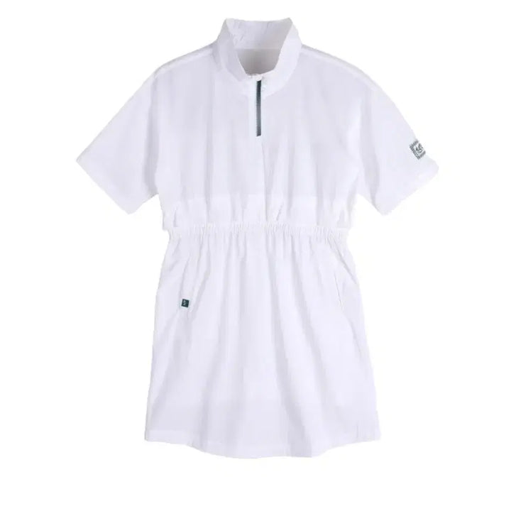 [BUNJANG] Gary &amp; Freckle Anorak Shirring Half-Zip Dress / (새옷) 게리앤프레키/ 아노락셔링 반집업원피스 m(90)