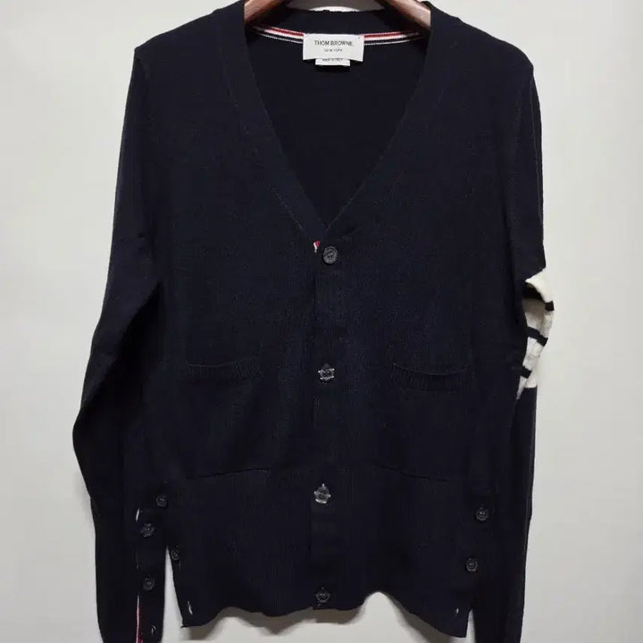 [SOLD OUT] (S)  톰브라운 네이비 가디건 삼선 완장