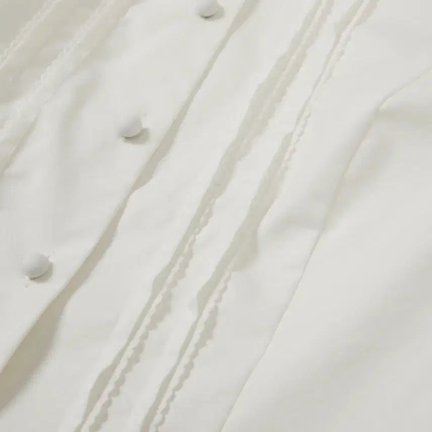 [BUNJANG] Flohm Hani Short Sleeve Blouse White XS / 플로움 하니 반팔 블라우스 화이트 XS(44-55)사이즈 판매합니다.