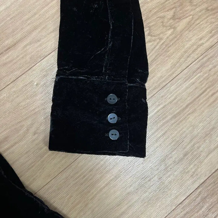 [BUNJANG] ZARA Velvet Collar Mini Dress / 자라 벨벳 카라 원피스