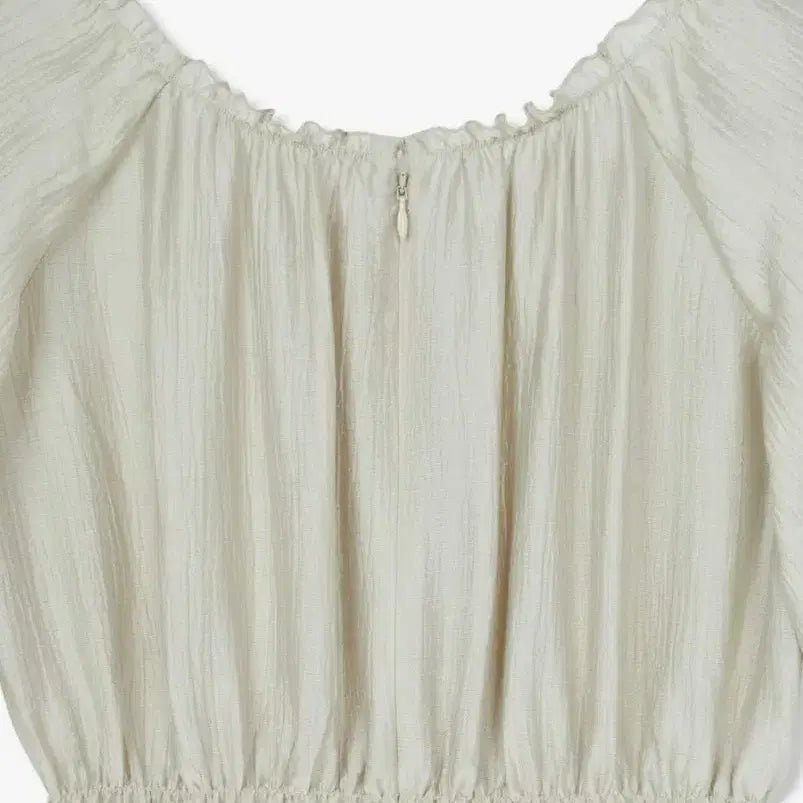 [BUNJANG] ZICL G-Cut Square Neck Smocking Dress / 지컷 스모킹 스퀘어넥 원피스