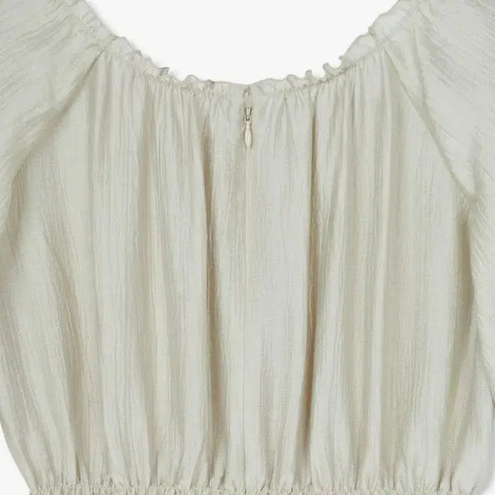 [BUNJANG] ZICL G-Cut Square Neck Smocking Dress / 지컷 스모킹 스퀘어넥 원피스