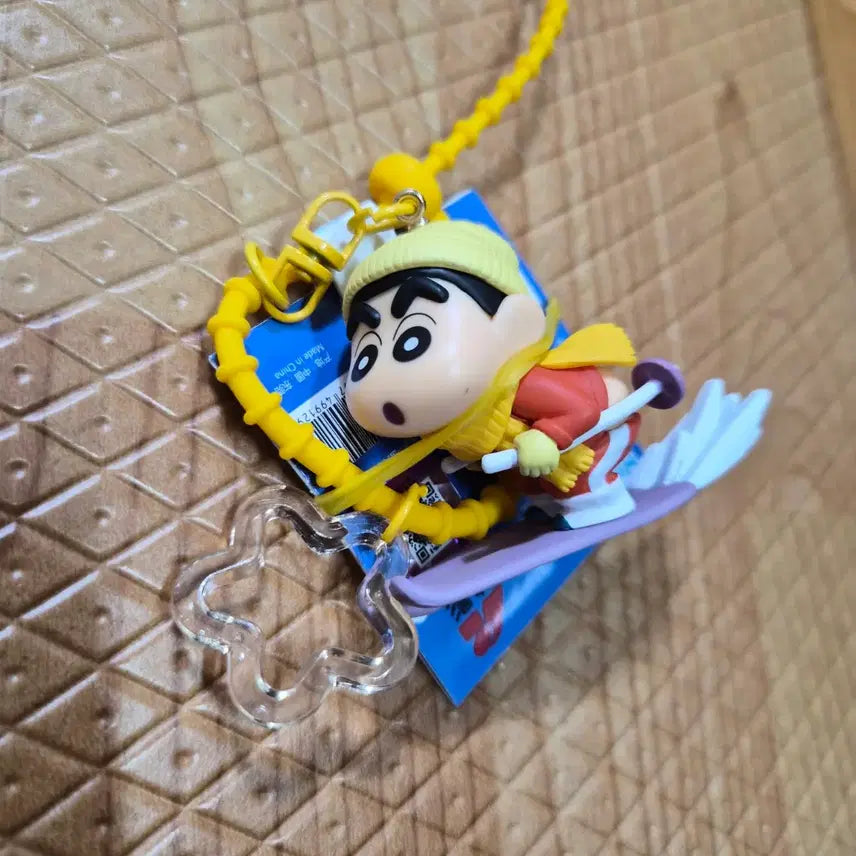 [BUNJANG] Crayon Shin-chan Microphone, Chocobi, Ski, Pouch Keyring Bundle Set / 짱구 마이크 키링.초코비.스키.파우치 키링 미사용 일괄