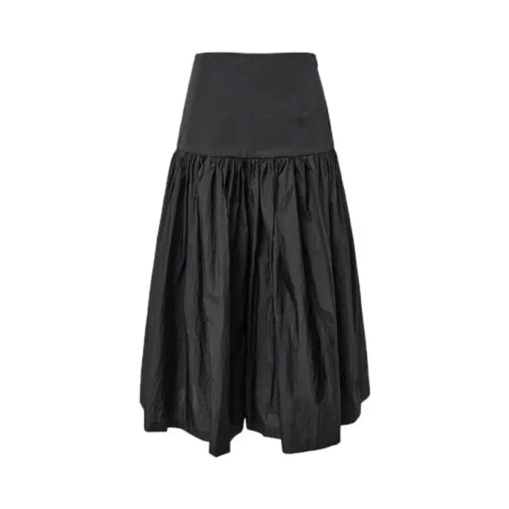 [BUNJANG] AMOMENTO 25SS Shirring Culotte Pants Black / 아모멘토 25SS Shirring Culotte Pants 블랙 1