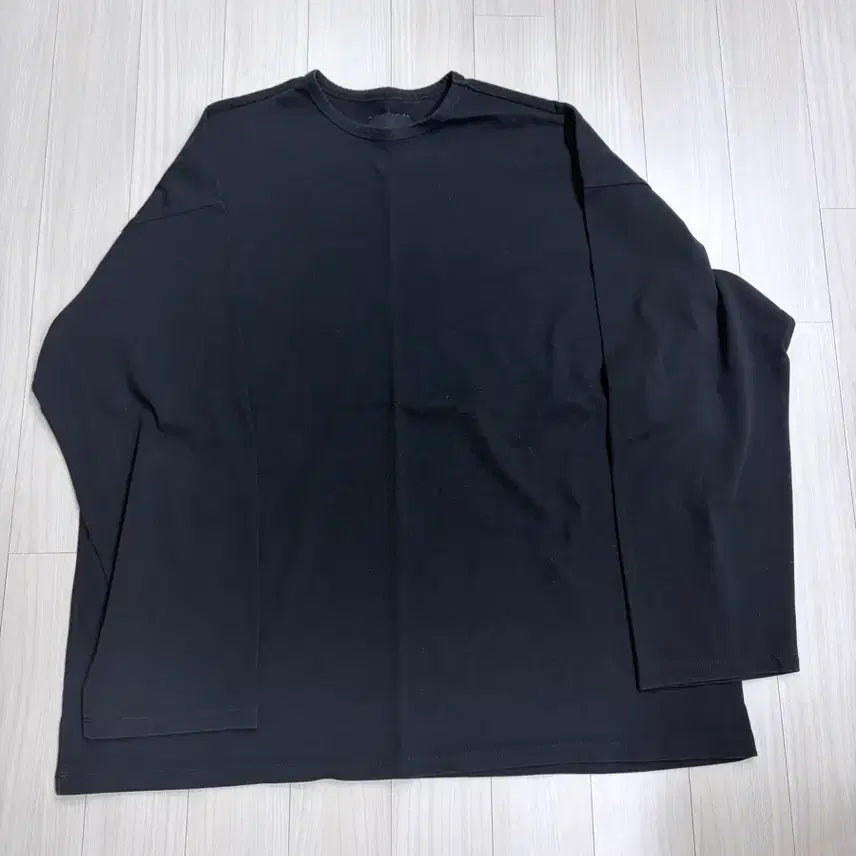 [BUNJANG] Maison Mineed Black Long Sleeve T-shirt (S) / 메종미네드 2팩 블랙 긴팔 티셔츠 롱슬리브 s사이즈